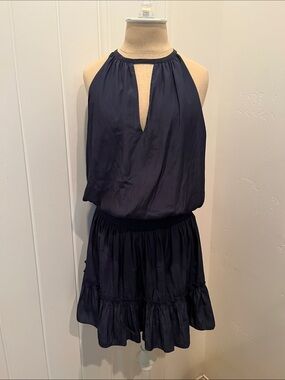 Ramy Brook Halter Neck Navy Women's Dress